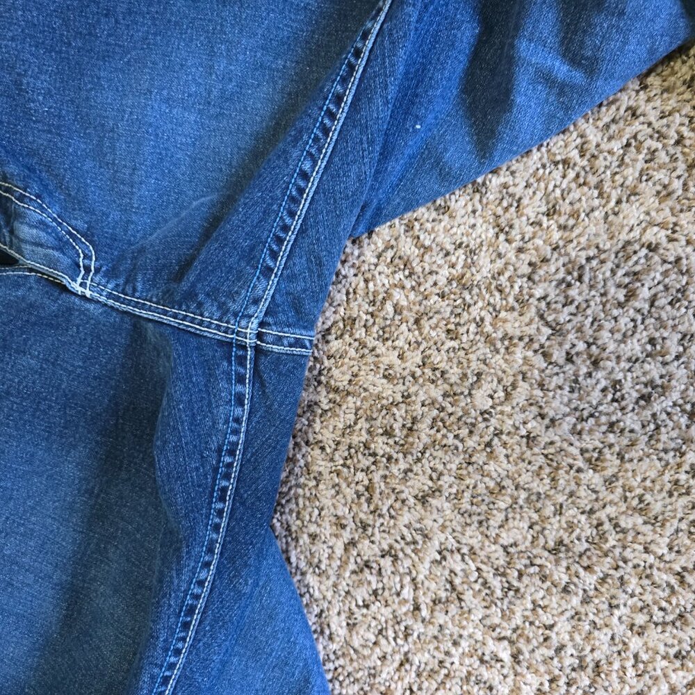 Ladies Wrangler Qbaby Cool Vintage Blue Jeans Boo… - image 5